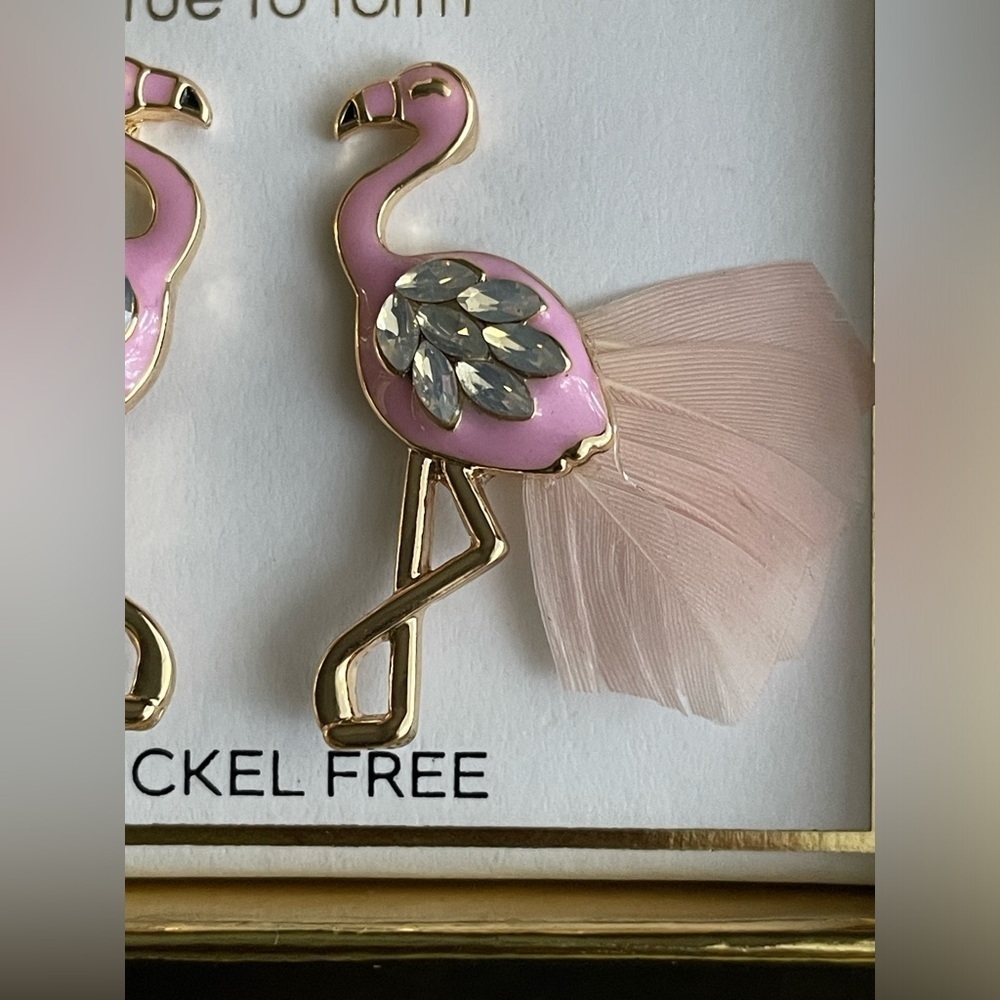 True to Form Pink Flamingo Earrings,Flamingo Earrings,Women’s Earrings - Picture 6 of 7